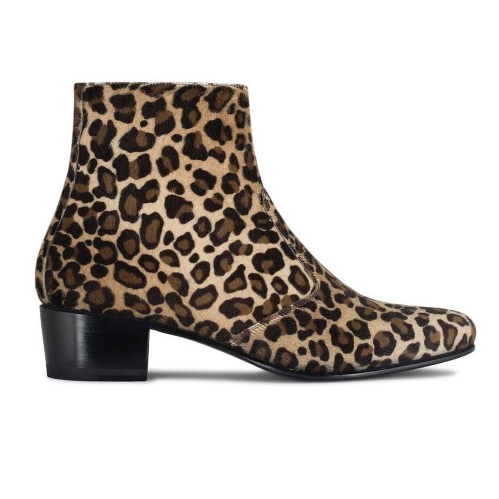 MarchNYC Leopard Booties Sz‎ 11